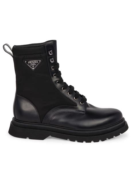 men's black prada boots|Prada men's boots sale.